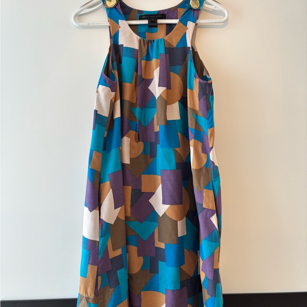 Designer Summer Spring dress Marc by Marc Jacobs Geometric halter Dress.